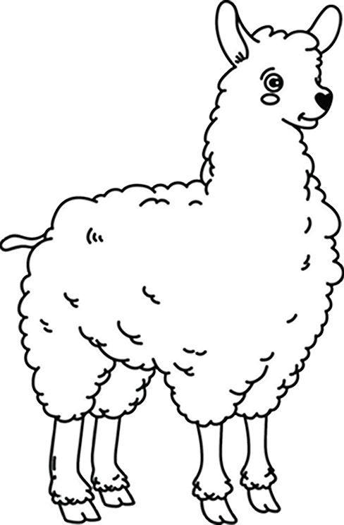 Alpaca, logo of Alef Greek Lessons in Athens